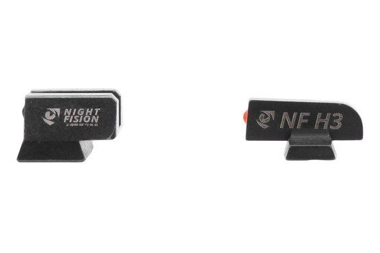 Rugged steel night sight set for FN 509 pistols.